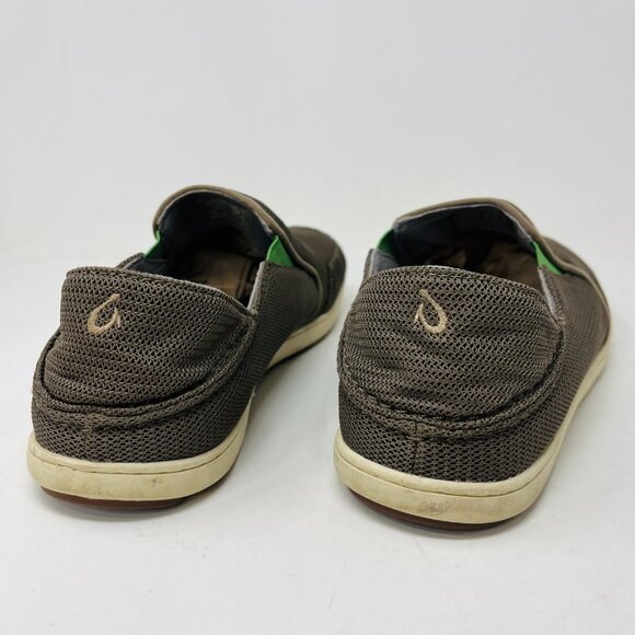 Olukai NOHEA MESH Men's Size 10US Brown Casual Slip On Shoes - Picture 5 of 10